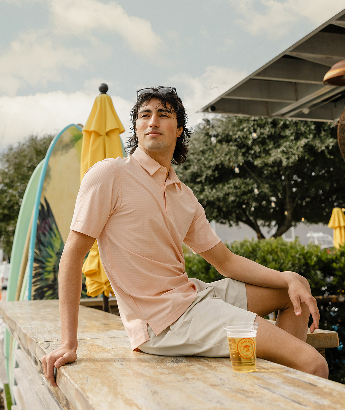 Next Level Performance Polo - Just Peachy - Image 3