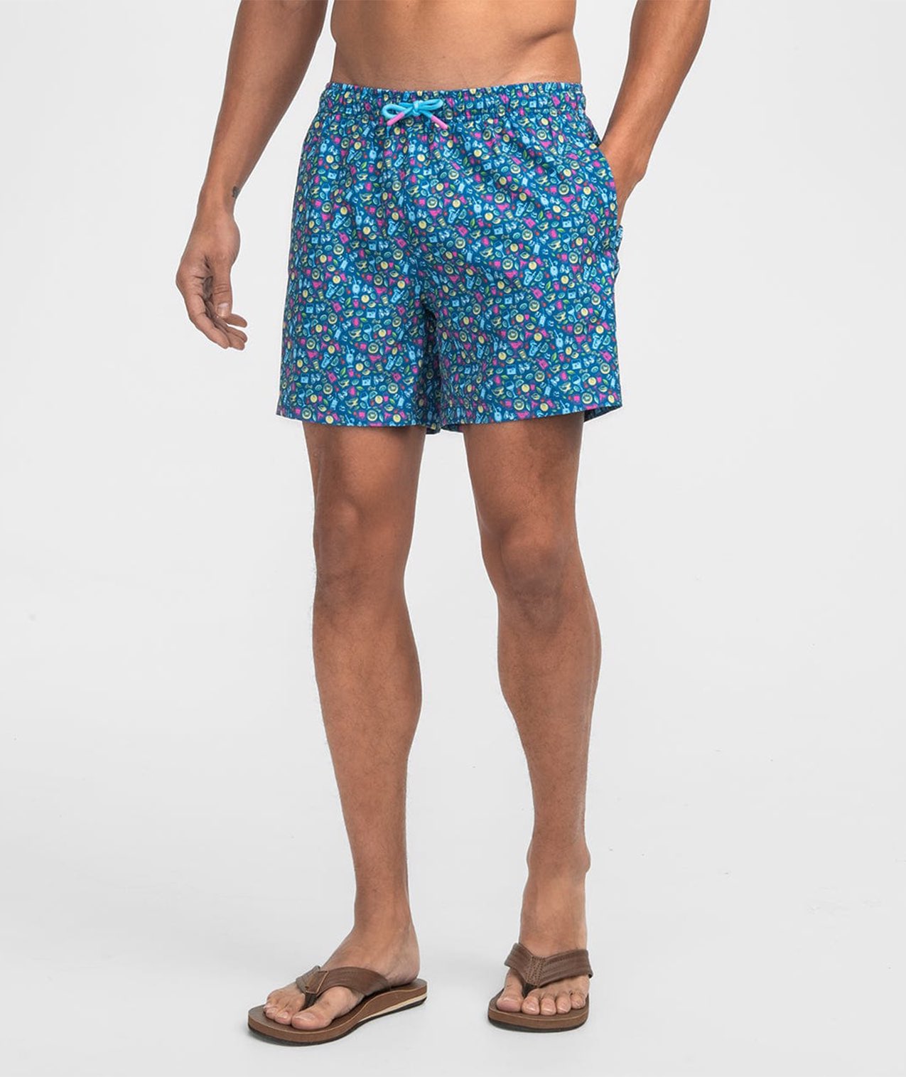 Sunset Sips Swim Shorts