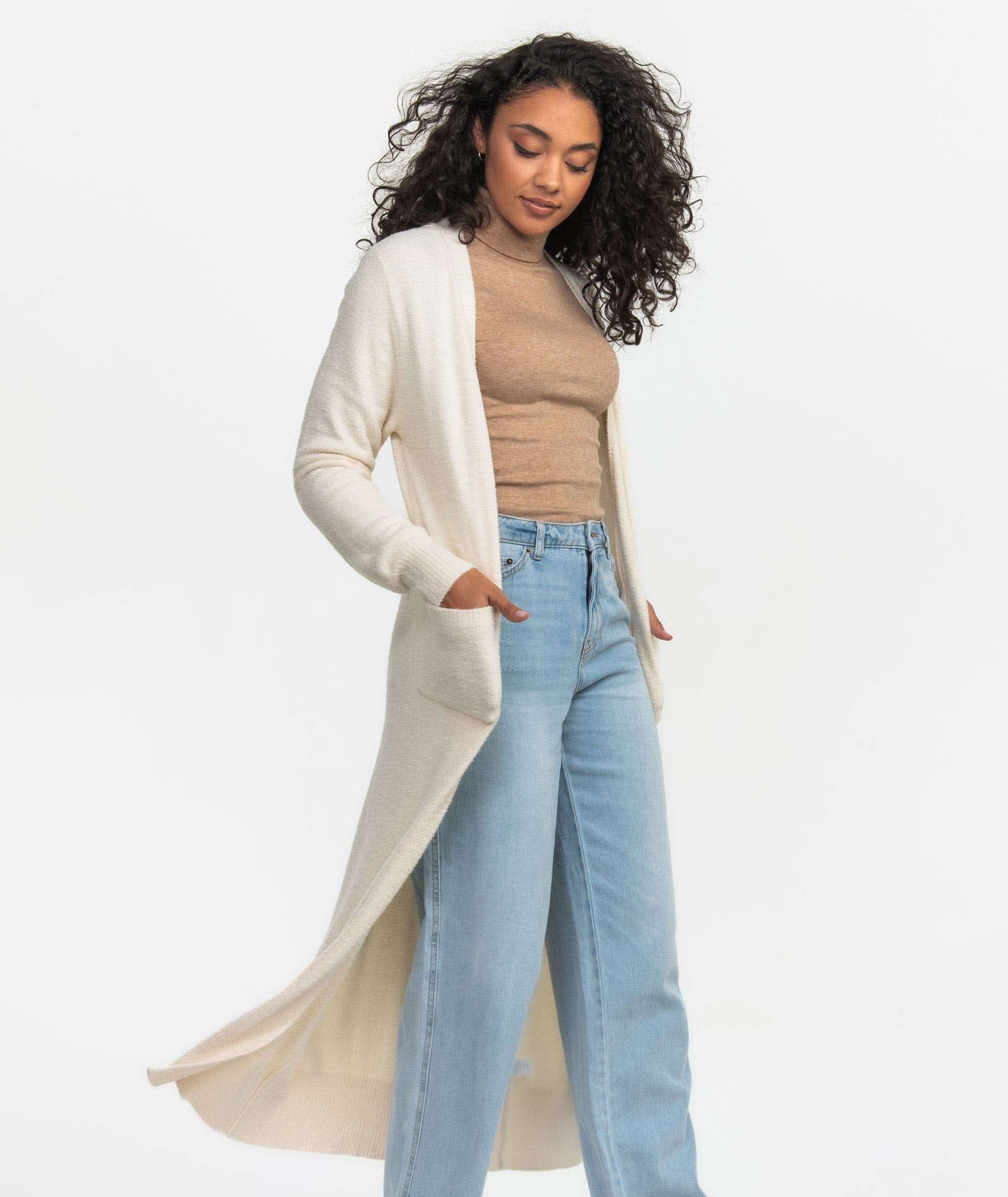 Dreamluxe Duster Cardigan - Birch - Image 1