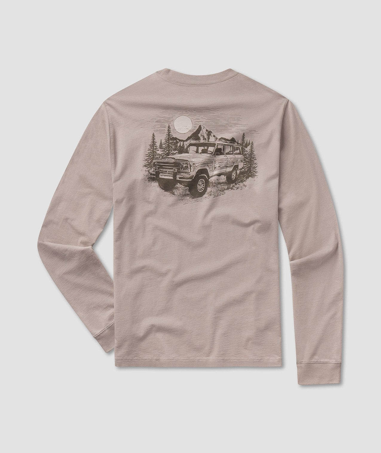 Trail Runner Tee LS - River Rock - Image 1