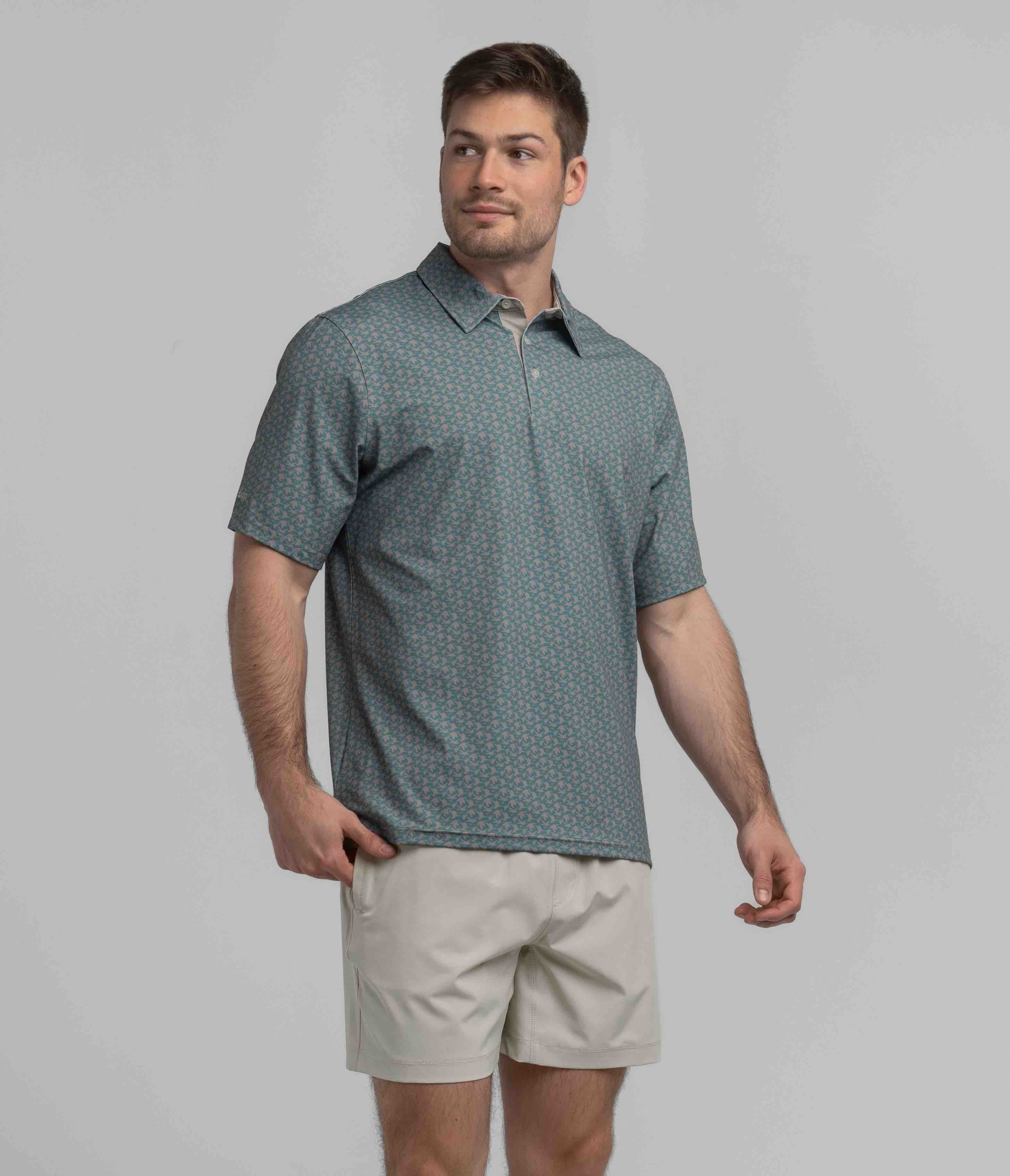 Party Fowl Printed Polo