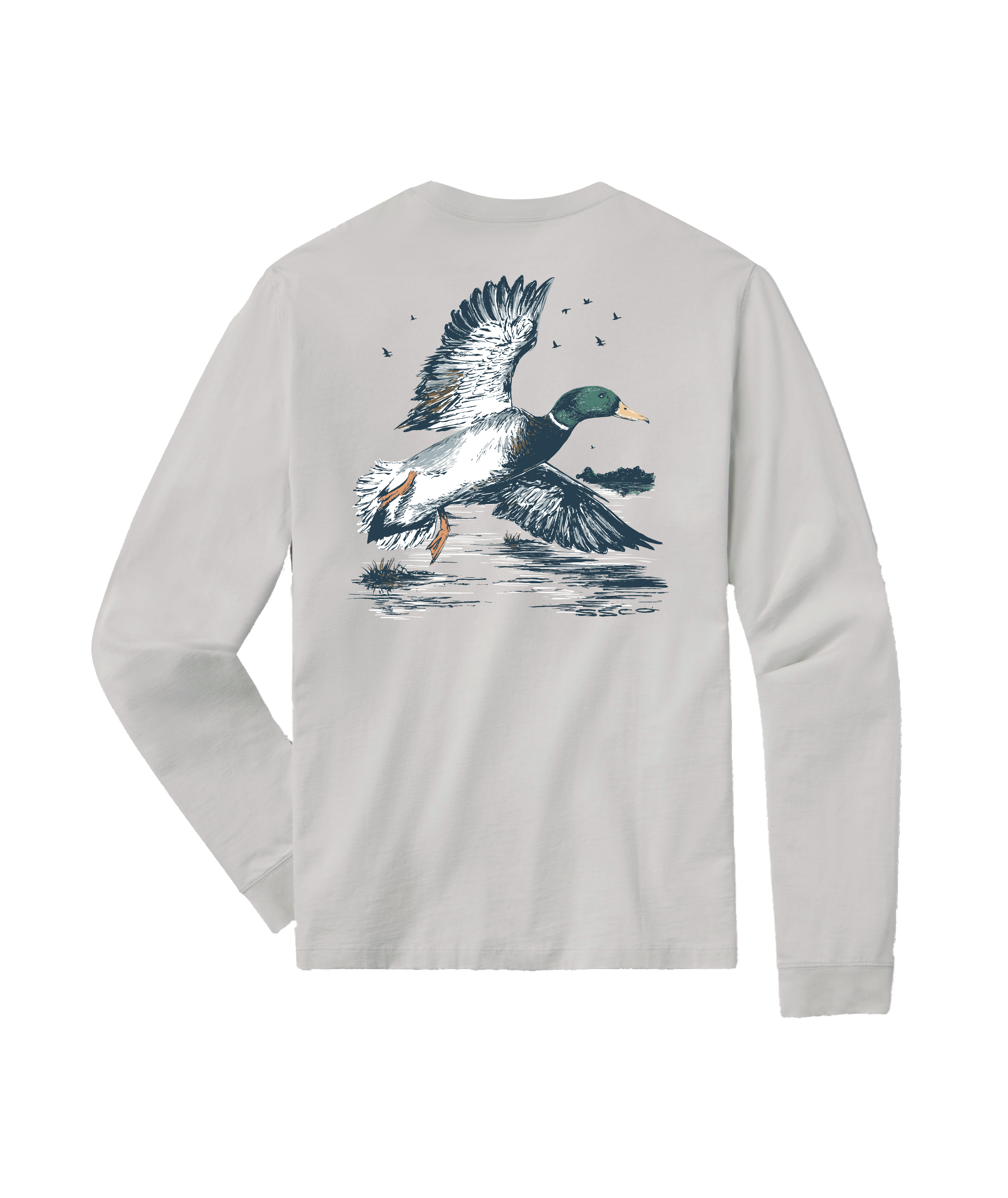 Youth Winged Pursuit Tee LS - Oyster - Image 2