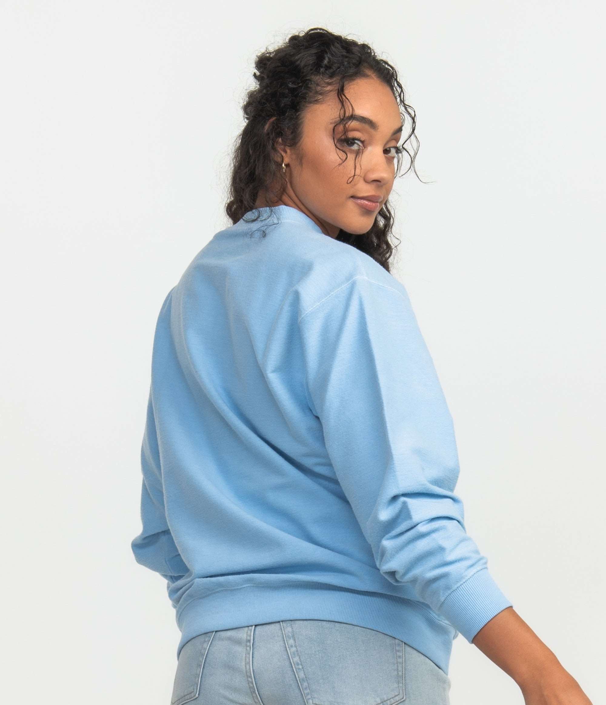 Washed Fleece Sweatshirt - Crystal Lake - Image 2