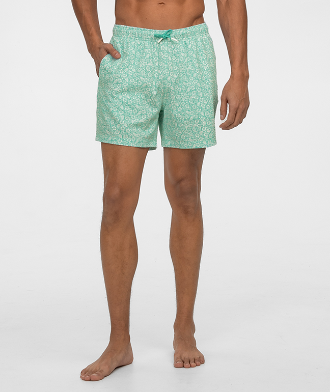 Surfside Seersucker Swim Shorts