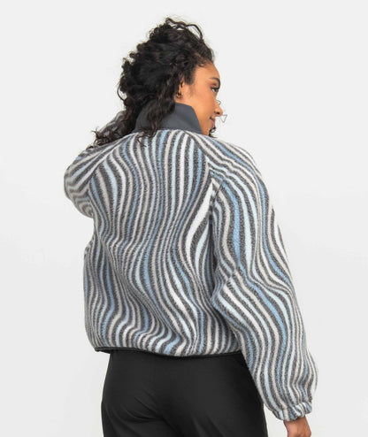 Retro Snap Fleece Jacket