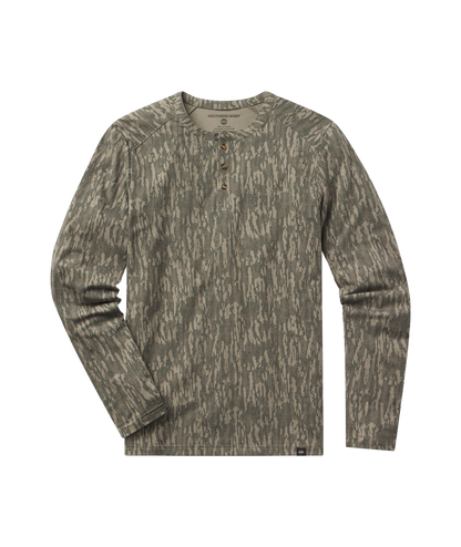 Max Comfort Henley LS - Tree Bark - image 1