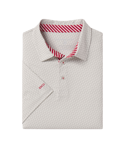 Sweet Home Printed Polo - Morning Haze - Image 1