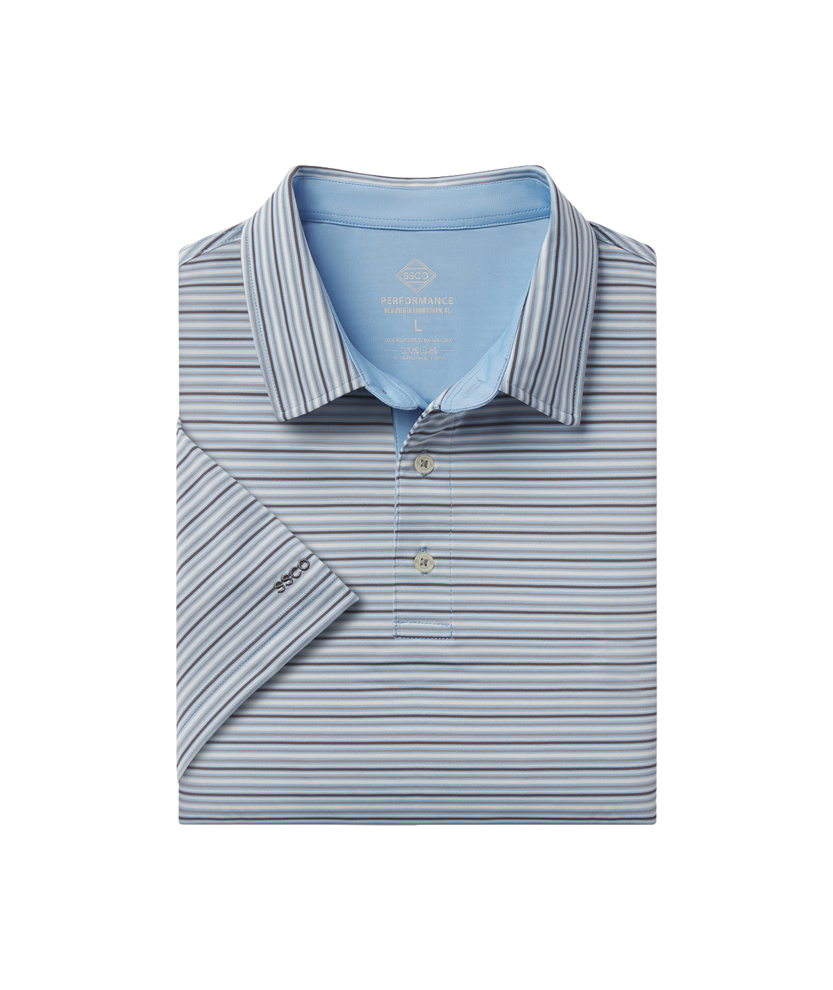 Riverbend Stripe Polo - Sweet Water - image 1