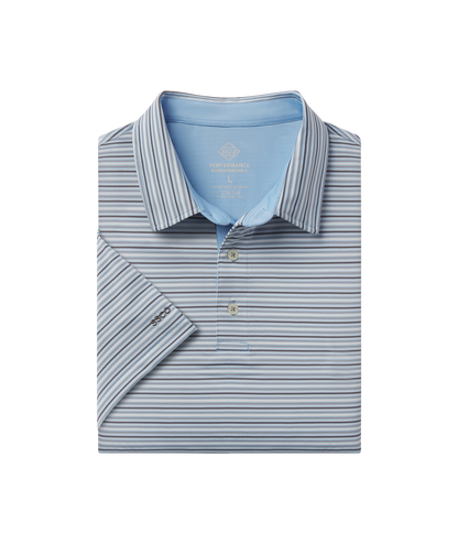 Riverbend Stripe Polo - Sweet Water - image 1