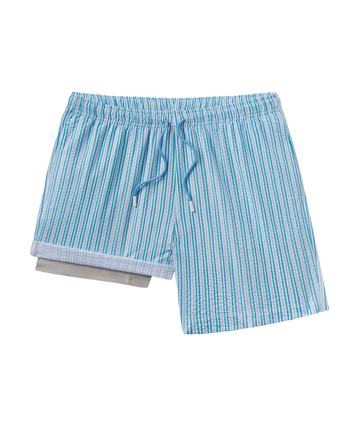 Clubhouse Seersucker Swim Shorts