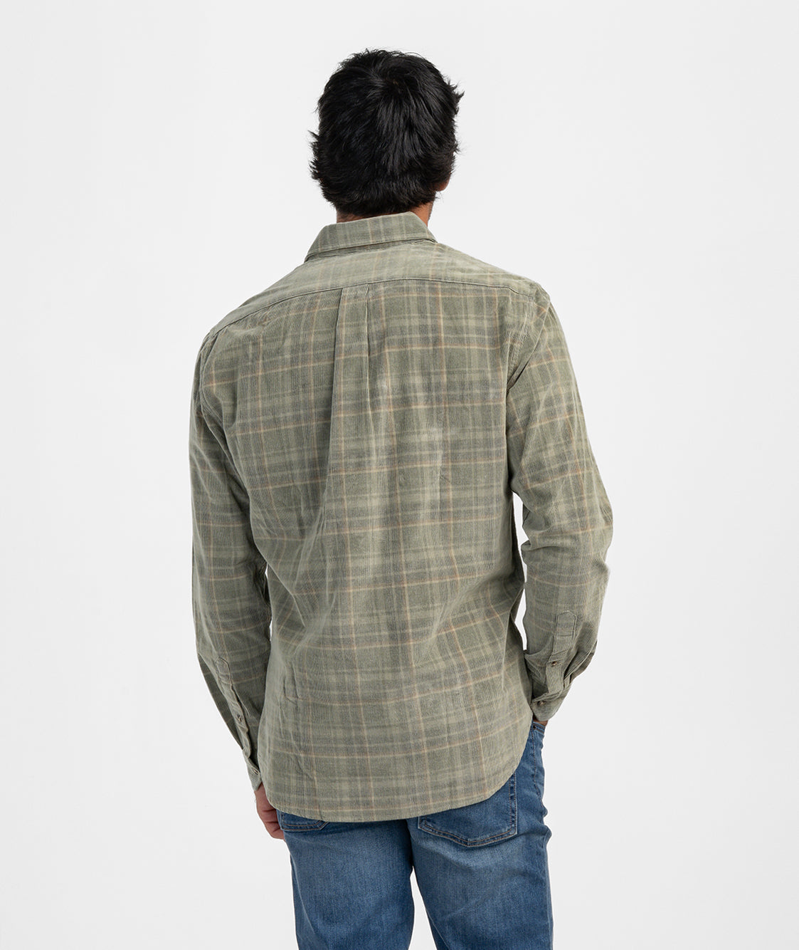 Braxton Lightweight Cord Flannel - Timberline - Image 4