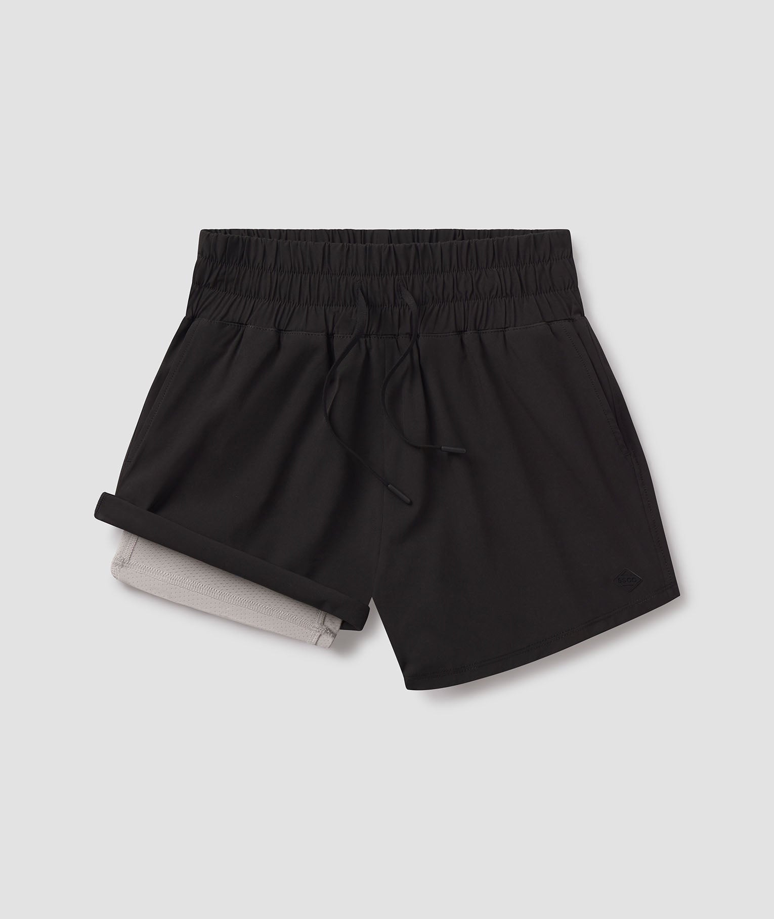 Womens Lined Hybrid Shorts - Deep Space - image 1
