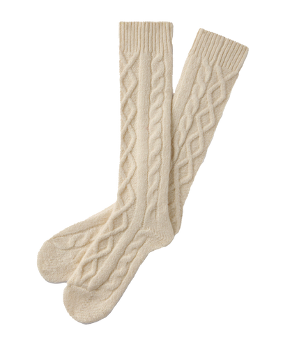 Cable Knit Socks