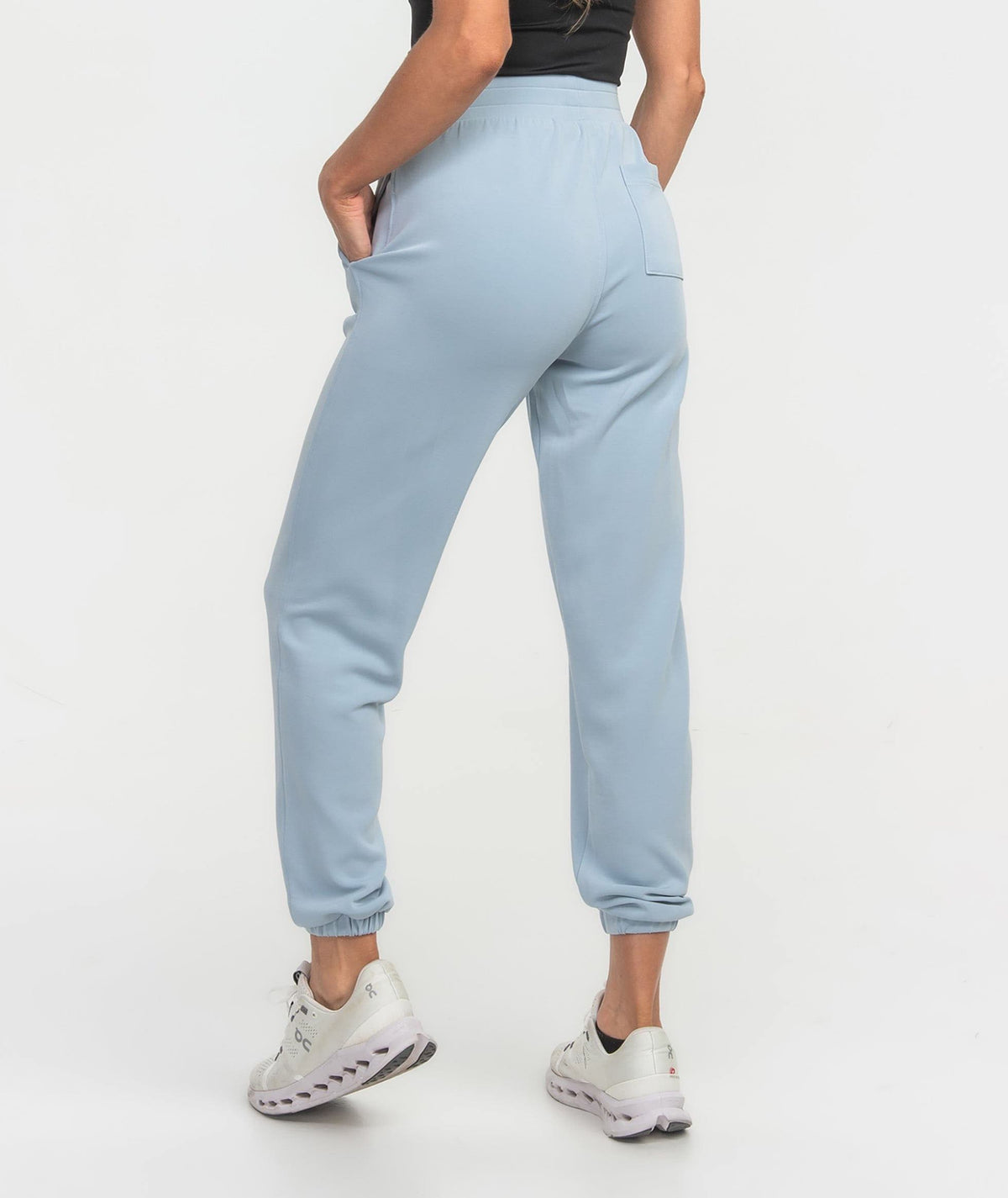 Buttery Soft Bella Lounge Joggers - Blue Fog - image 2