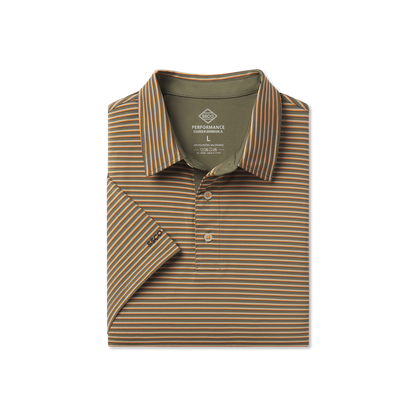 Crestline Stripe Polo - Marshland - image 1