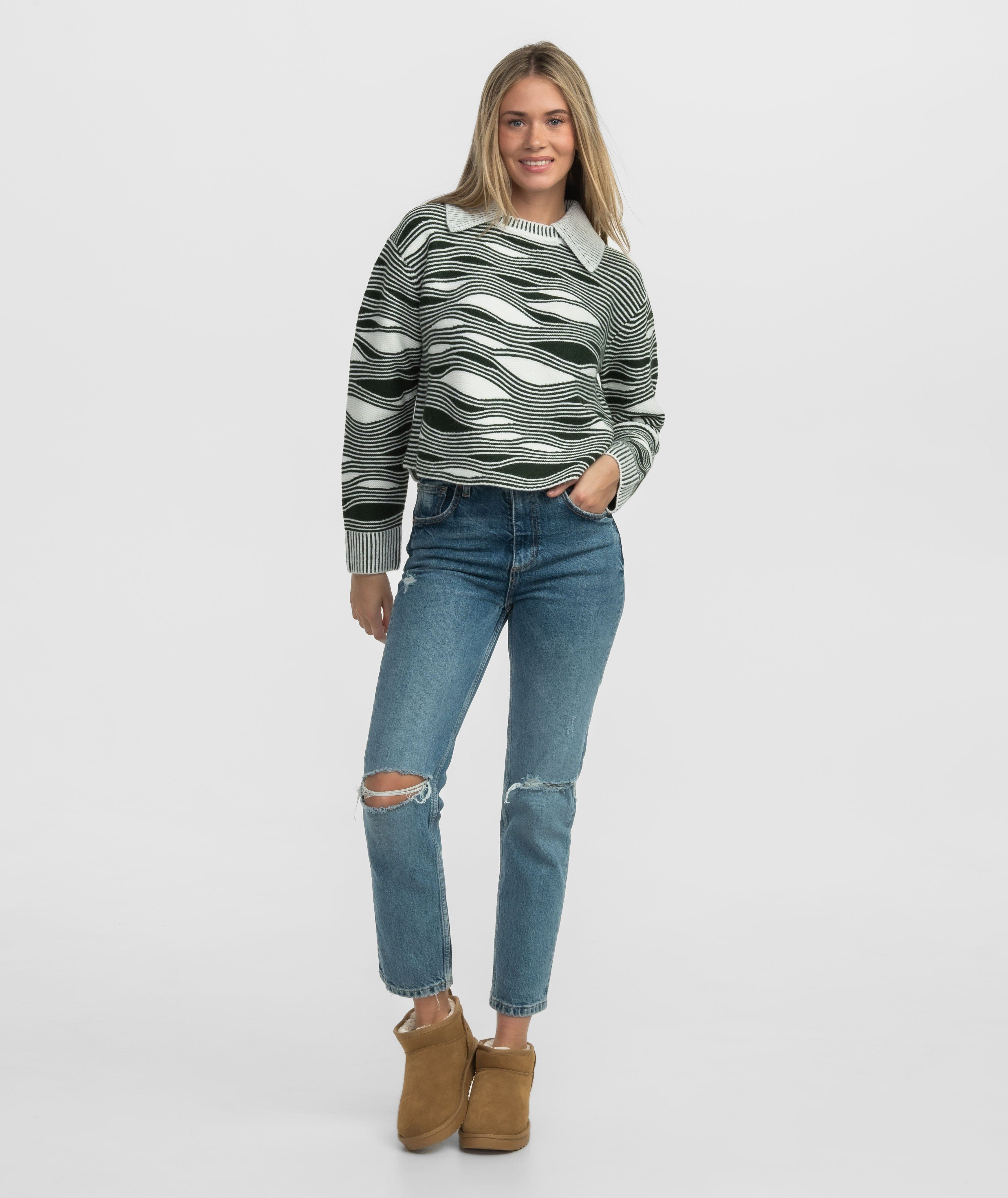 Convertible Collar Sweater