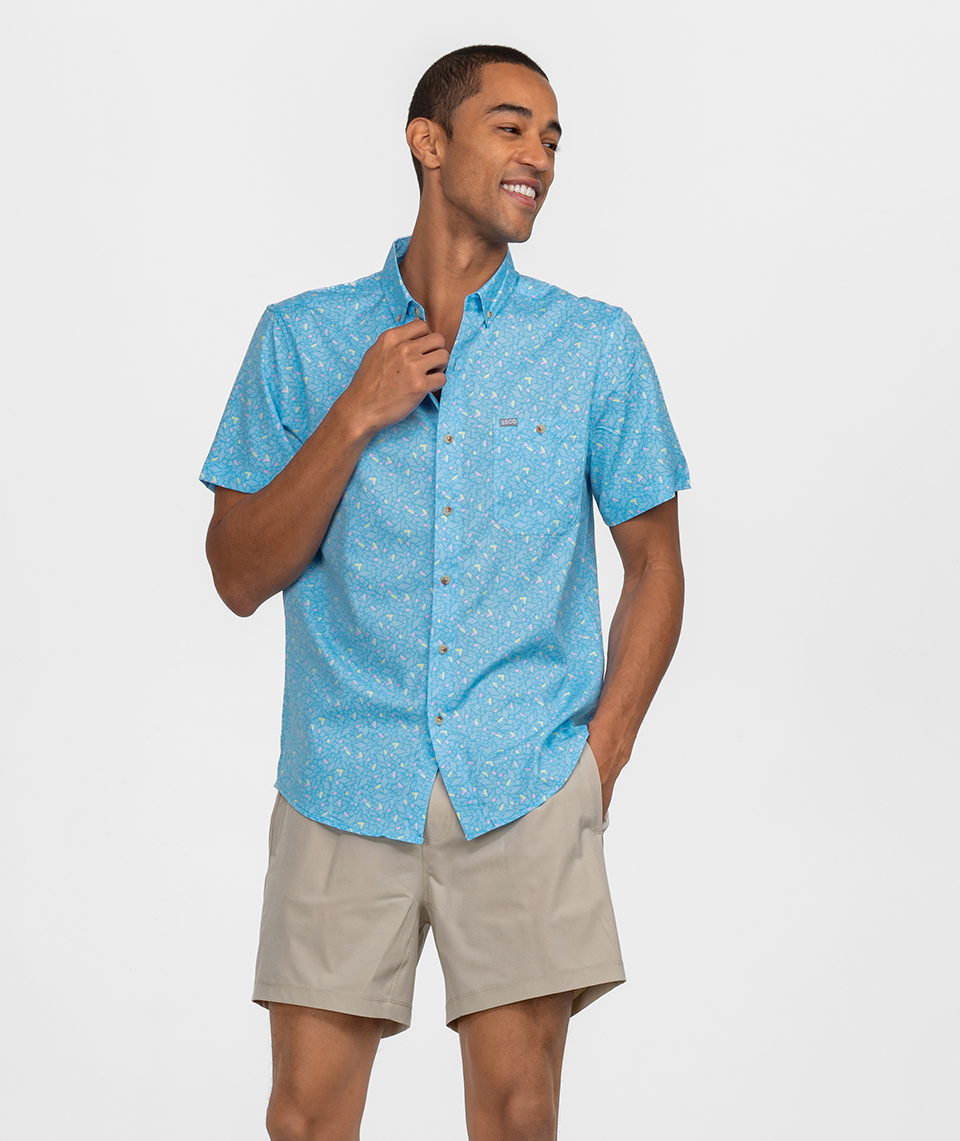 Geo Jumble Baja Shirt SS