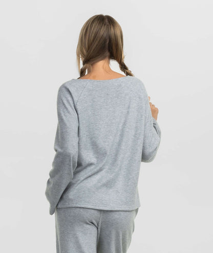 Cozy Cloud Boatneck Top
