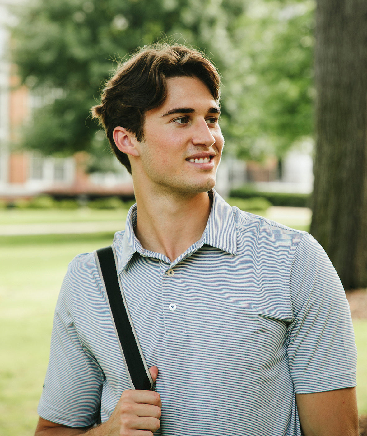 Heather Madison Stripe Polo - Windsor - image 4