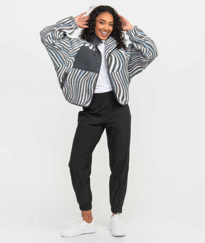 Retro Snap Fleece Jacket