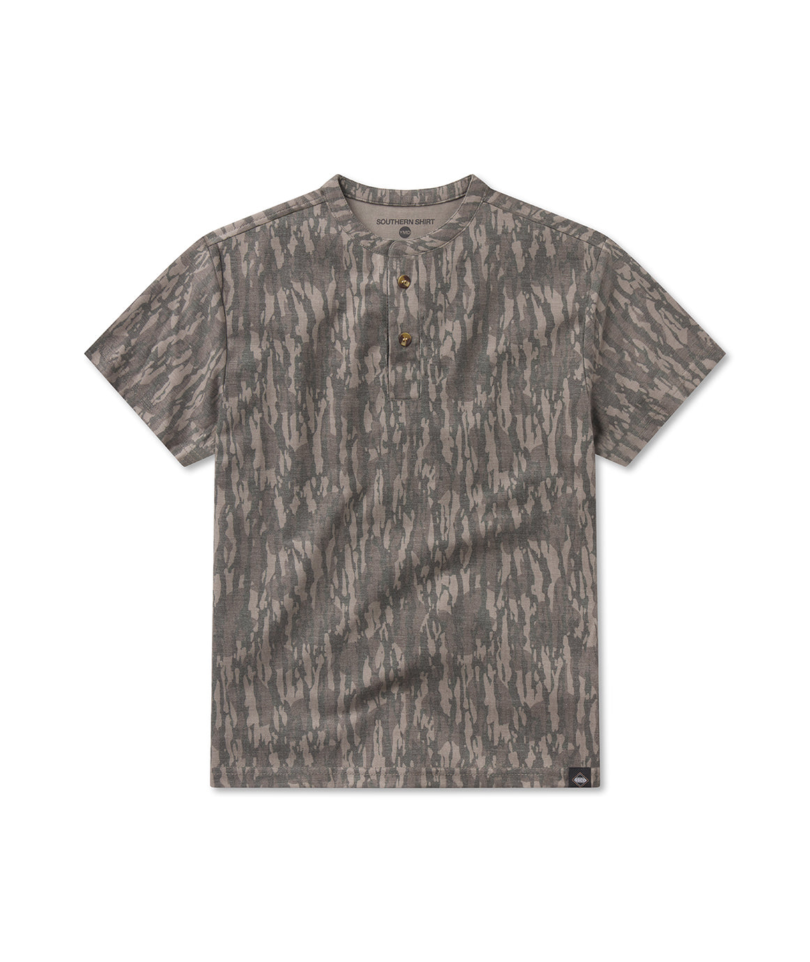 Boys Max Comfort Henley SS - Tree Bark - image 2