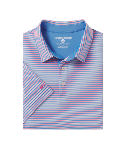 Crestline Stripe Polo