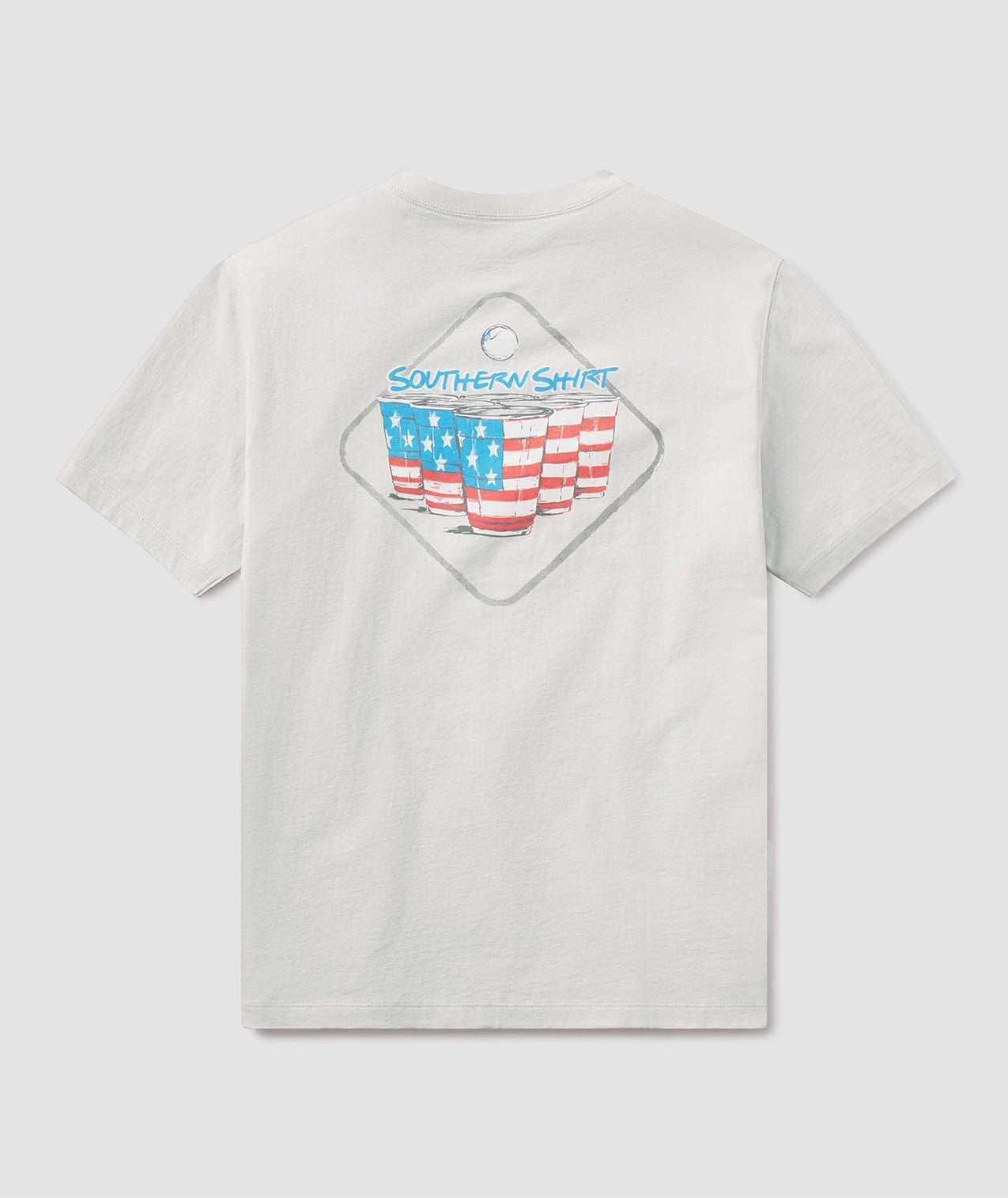 USA Pong Tee SS - Oyster - Image 1