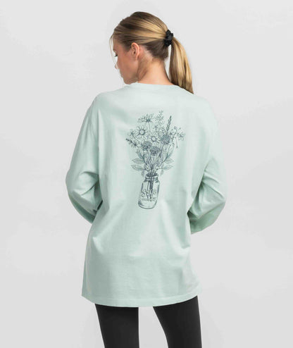 Fall Bloom Tee LS