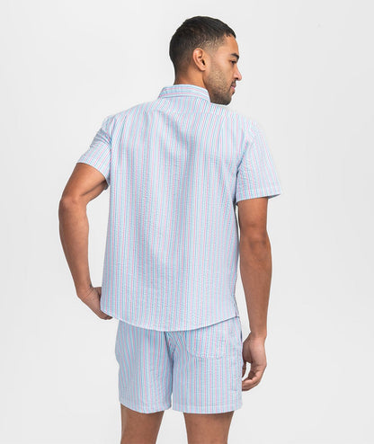 Clubhouse Seersucker Baja Shirt SS - Laffy Taffy - Image 3