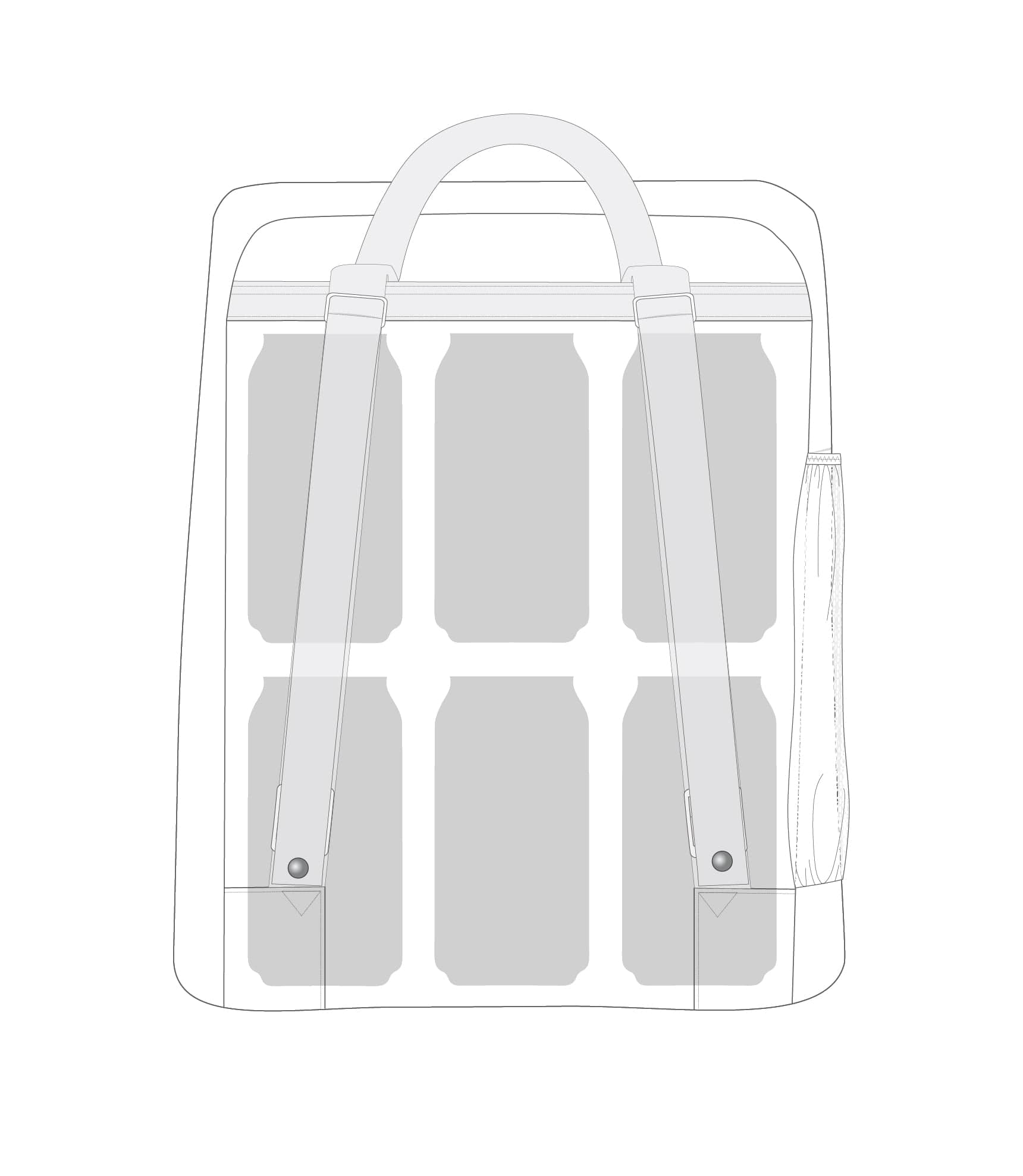 Mini Cooler Backpack - Color Run