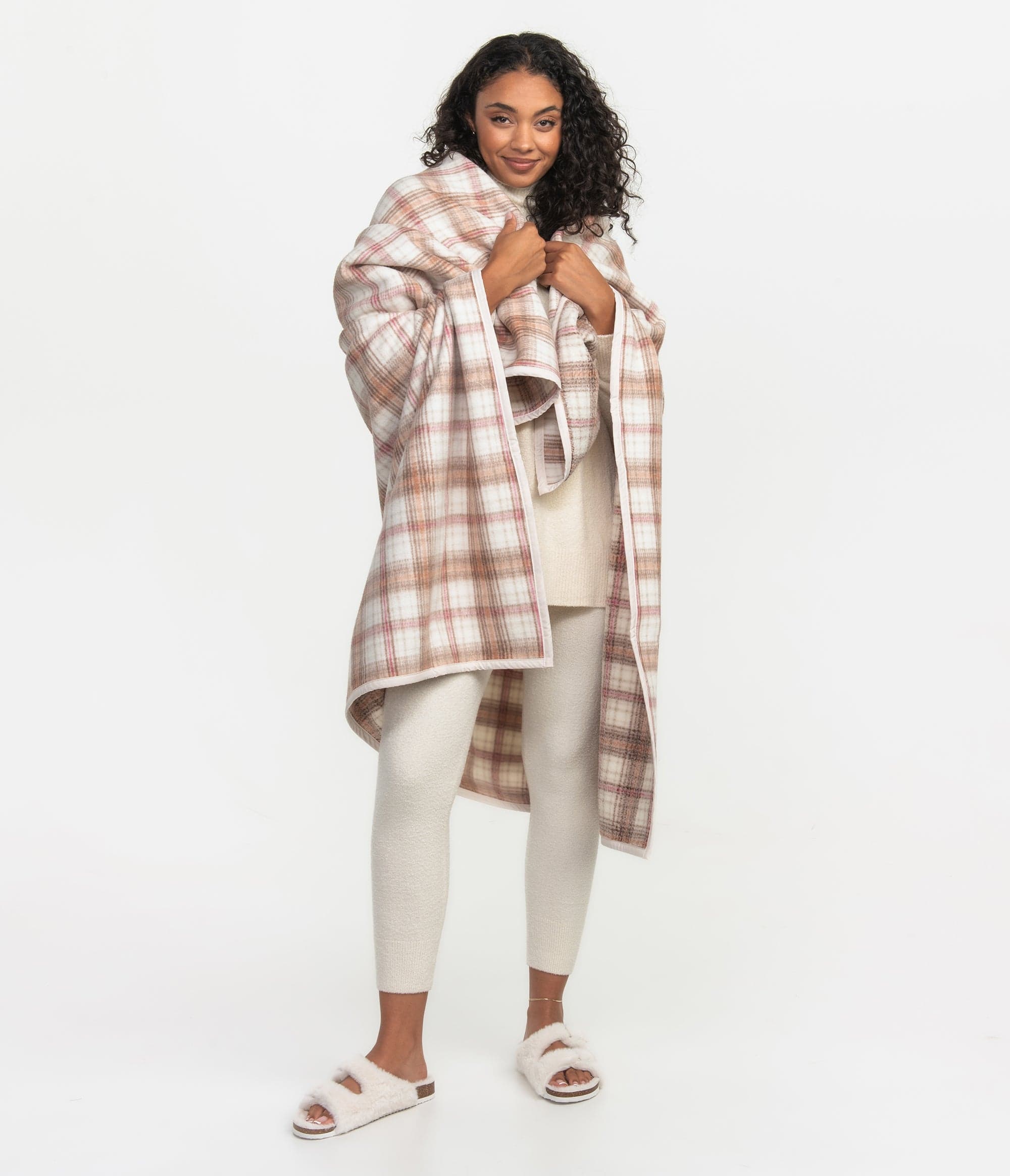 Teddy Blanket - Cozy Plaid