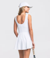 Lined Performance Dress - Bright White