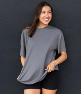 Relaxed Essential Top - Cornerstone Gray