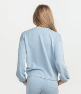 Buttery Soft Bella Lounge Top - Blue Fog