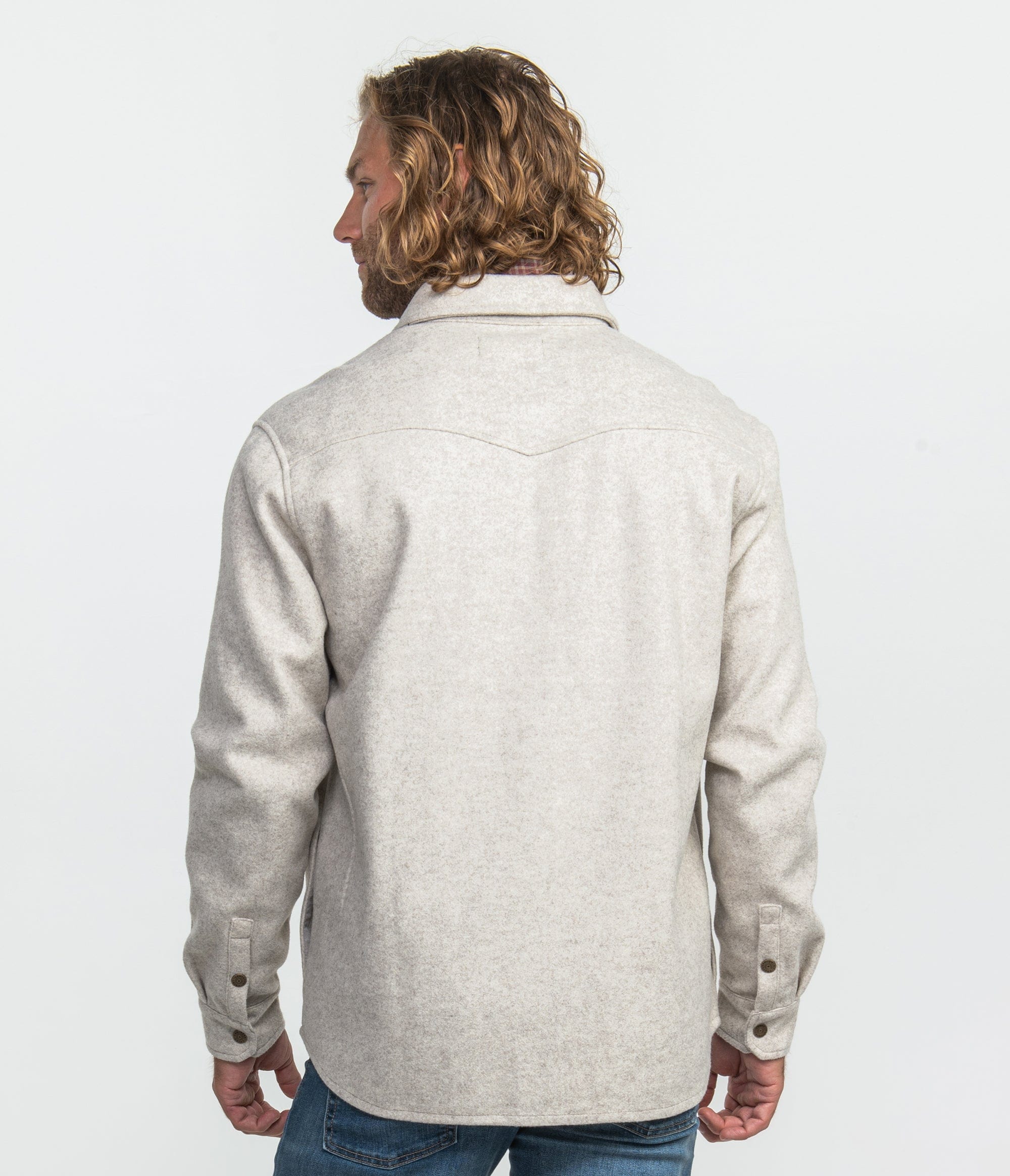 Broadway Fleece Shacket - Stone