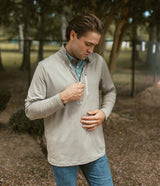 Cart Club Performance Pullover - Greige Tan