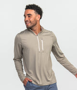 Cart Club Performance Pullover - Greige Tan