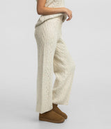 Cable Sweater Pants - Off White