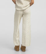 Cable Sweater Pants - Off White