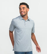 Heather Madison Stripe Polo - Spruce