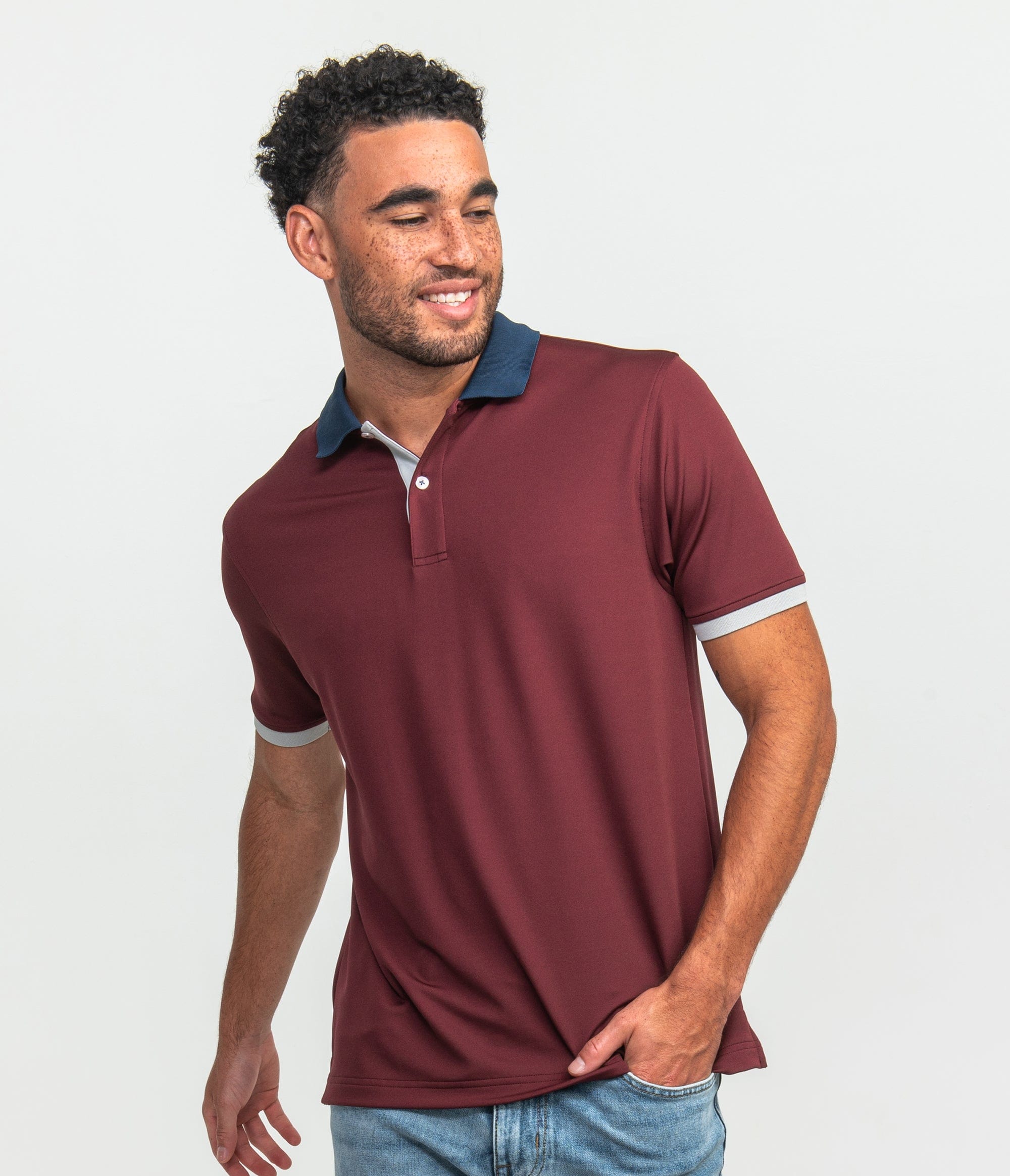 Retro Ribbed Cuff Polo - Ivy League