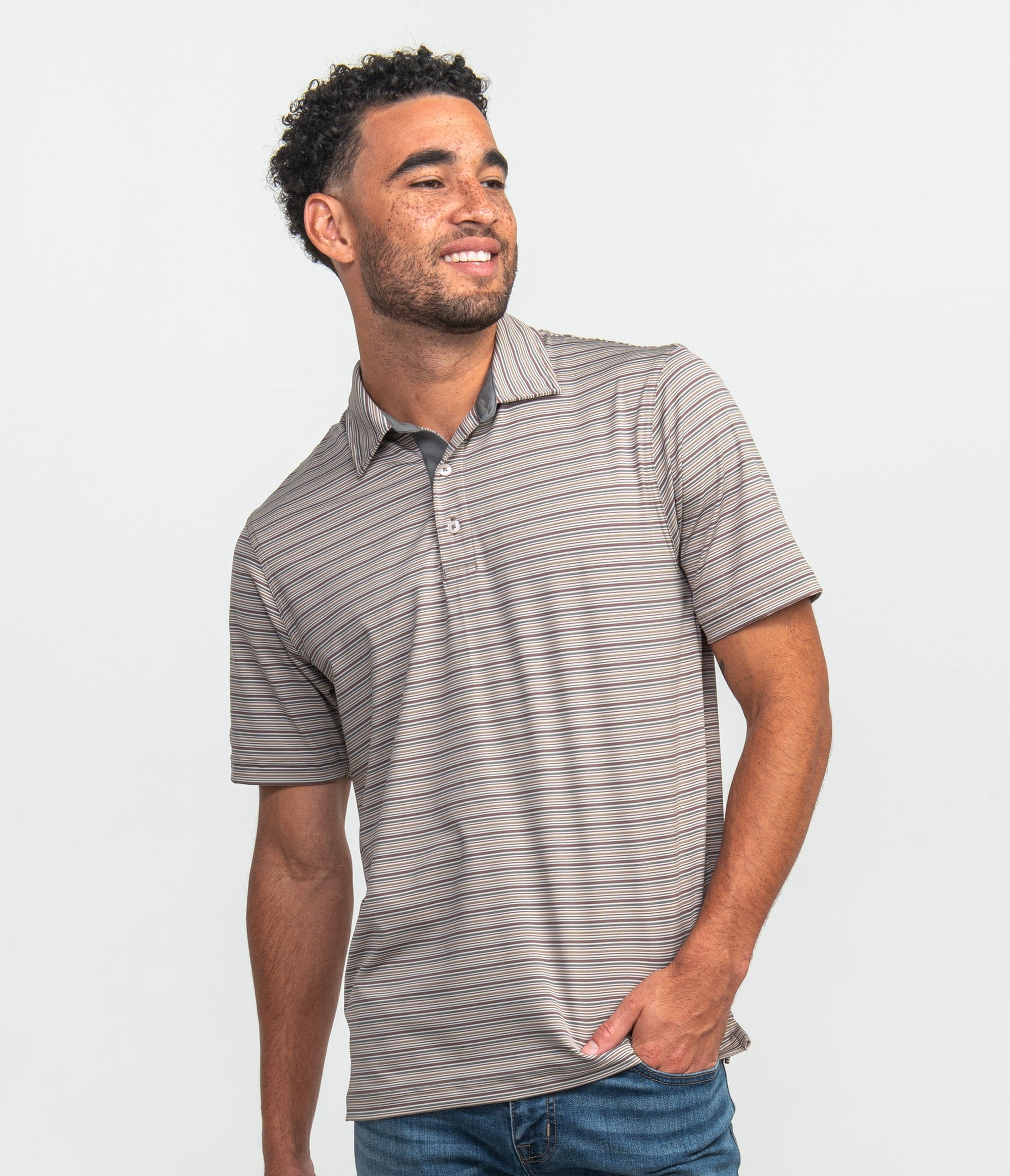 Sawgrass Stripe Polo - Remington