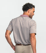 Tucker Stripe Polo - Dorado