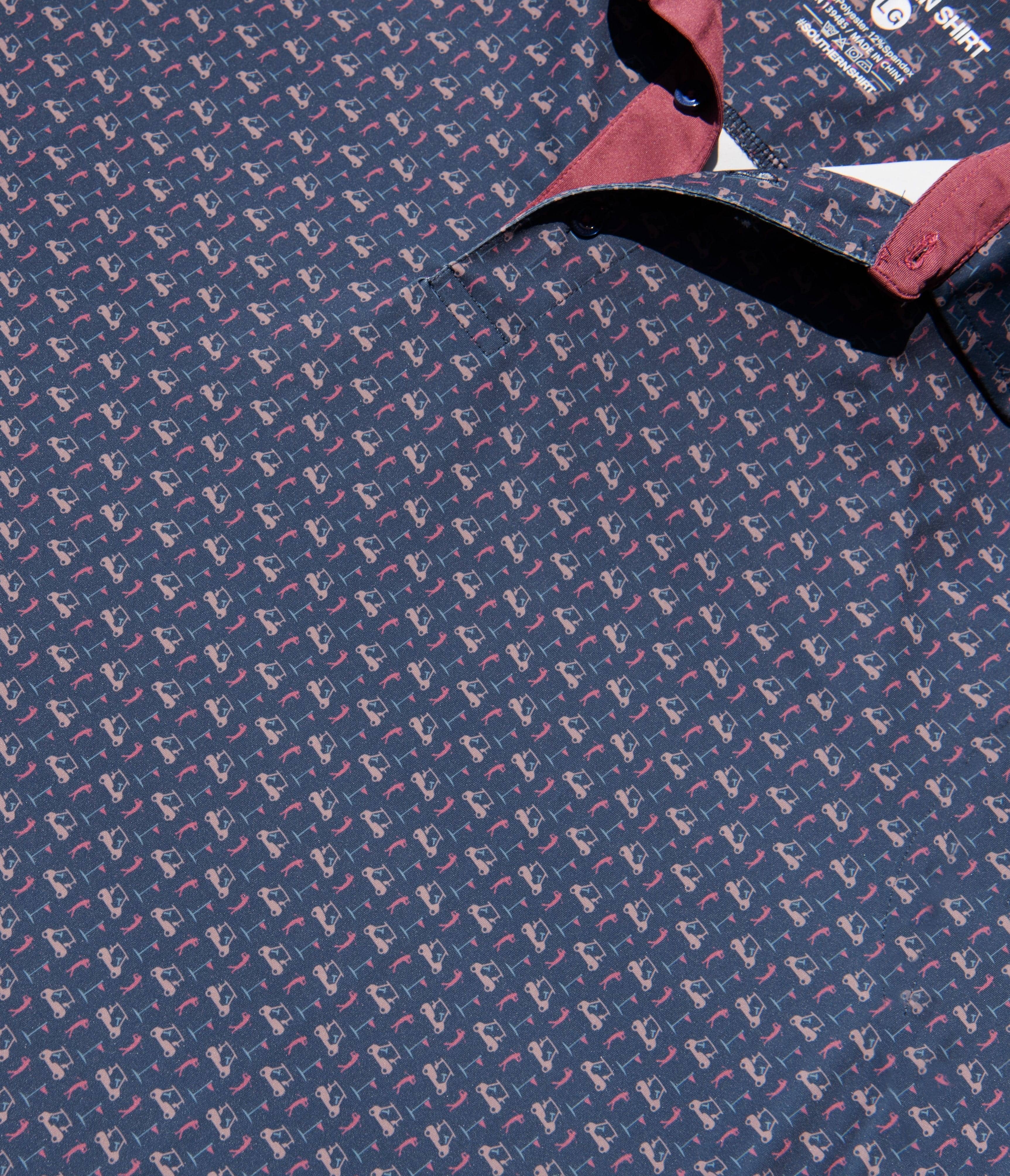 Perfect Round Printed Polo - Dusk