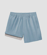 Everyday Hybrid Short With Belt Loops (5.5" Inseam) - Mountain Spring