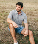 Sawgrass Stripe Polo - Overcast