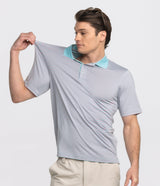 Starboard Stripe Polo - Tropical Paradise