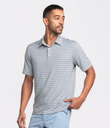 Tybee Stripe Polo - Amberjack