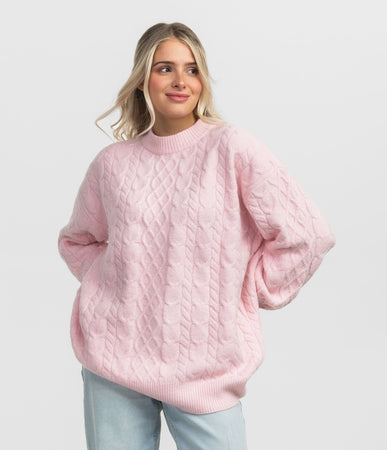 NWT sold Free People Cozy Oversized Cable Knit Pullover