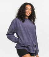 Washed Fleece Sweatshirt - Mulberry Wine